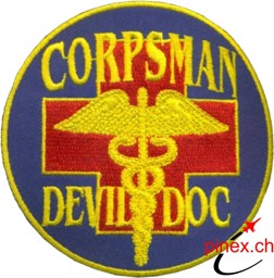 Bild von Corpsman Devil Doc Abzeichen Patch